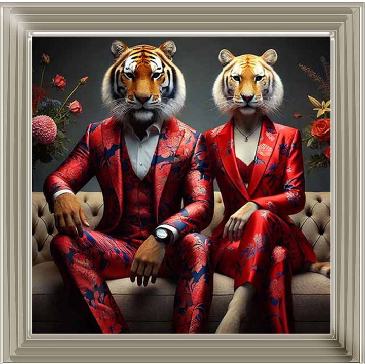 AN2262 Tiger Couple Act As Human
