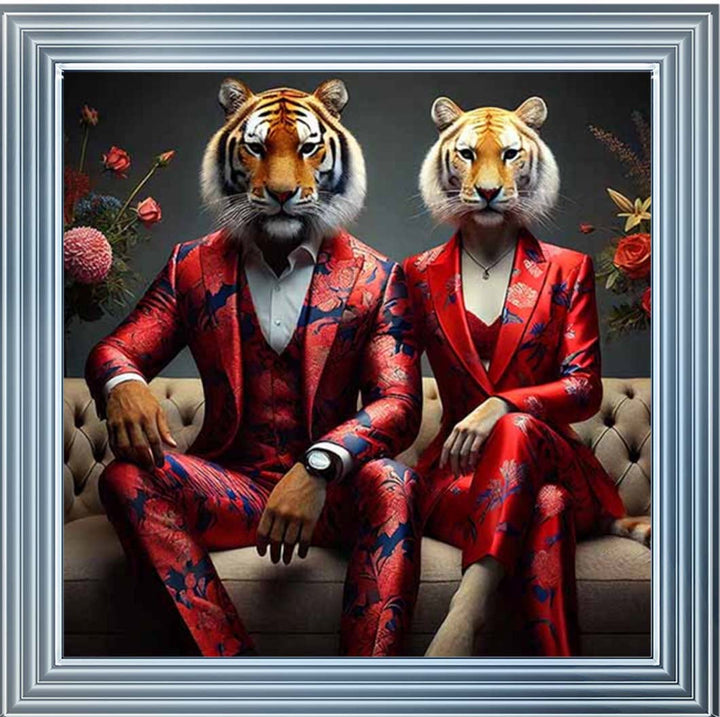AN2262 Tiger Couple Act As Human