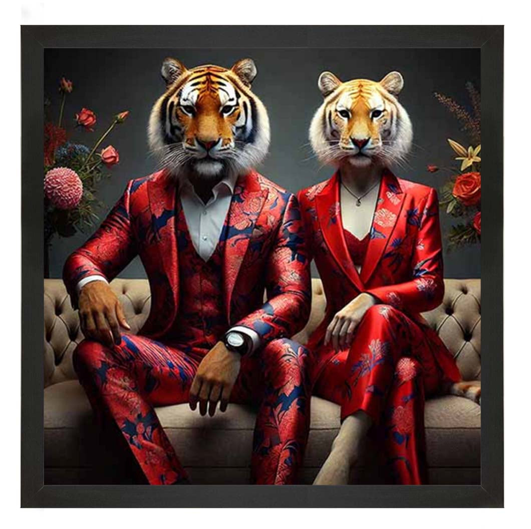 AN2262 Tiger Couple Act As Human