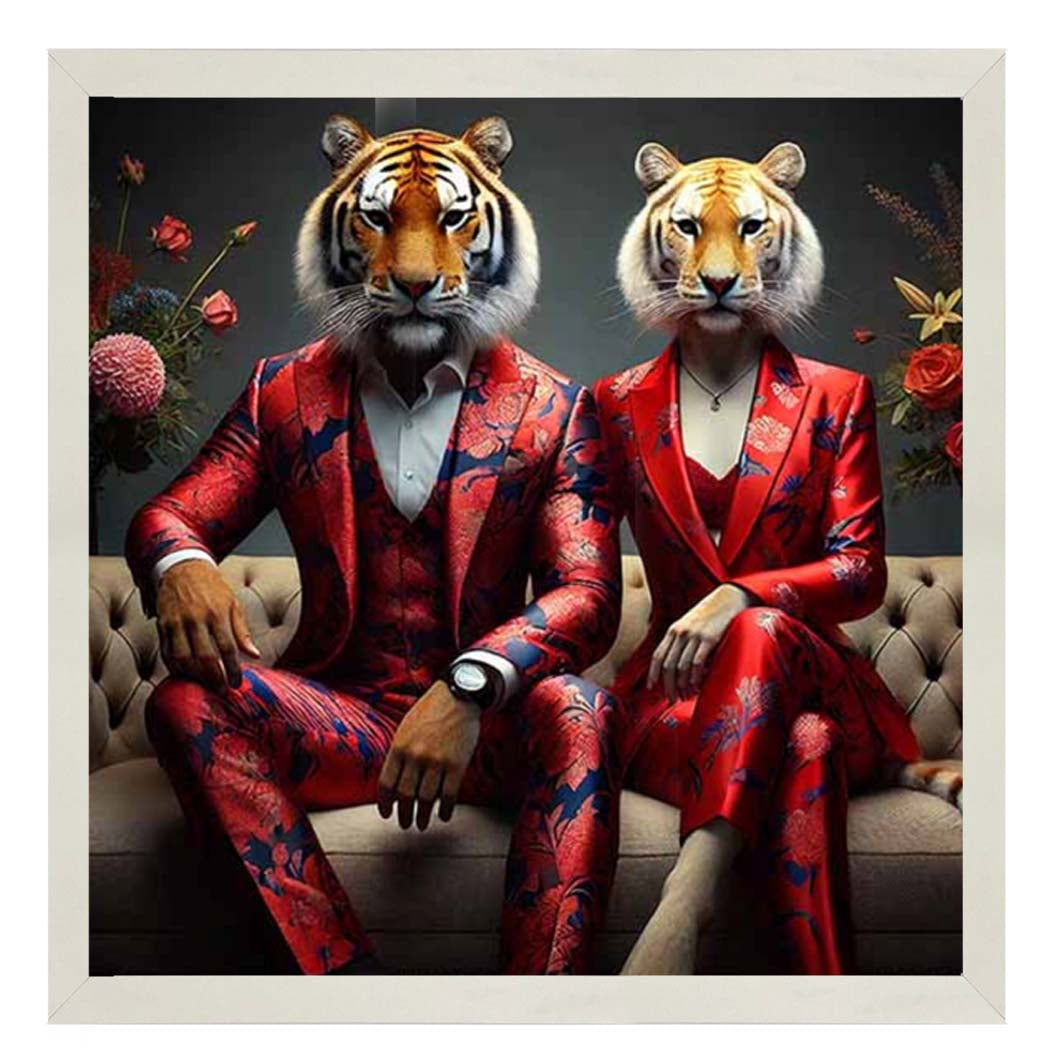 AN2262 Tiger Couple Act As Human