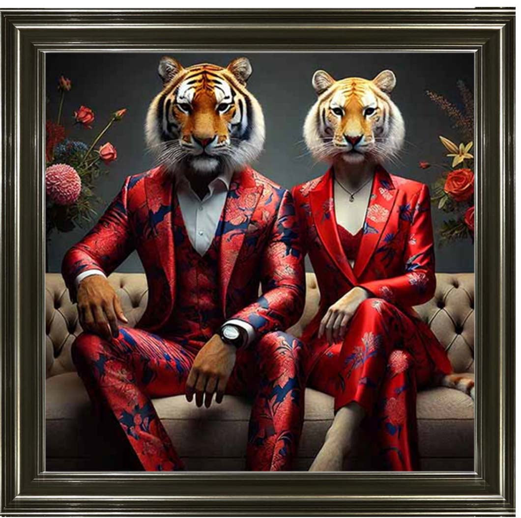 AN2262 Tiger Couple Act As Human