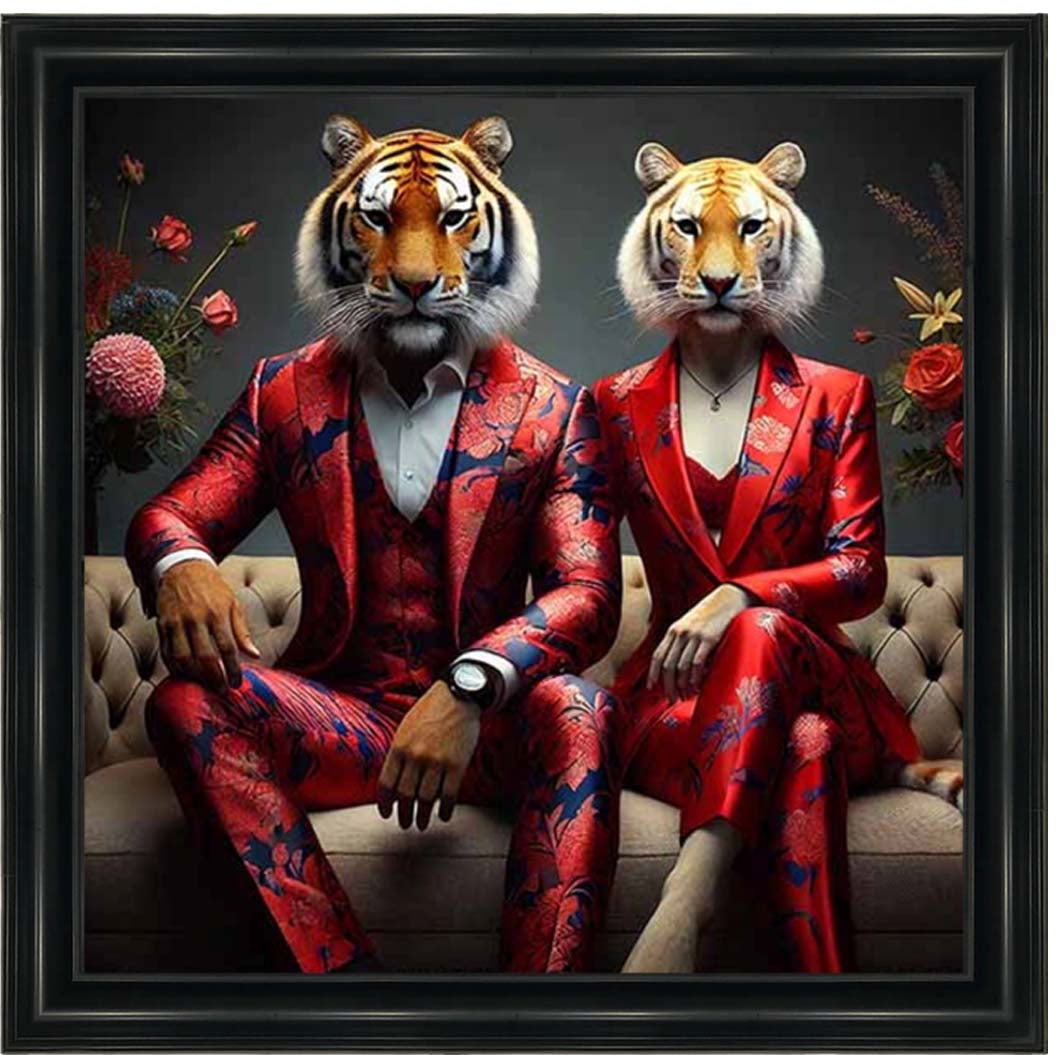 AN2262 Tiger Couple Act As Human