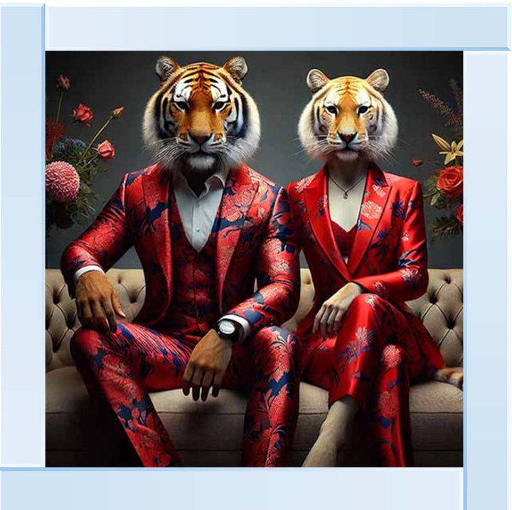 AN2262 Tiger Couple Act As Human