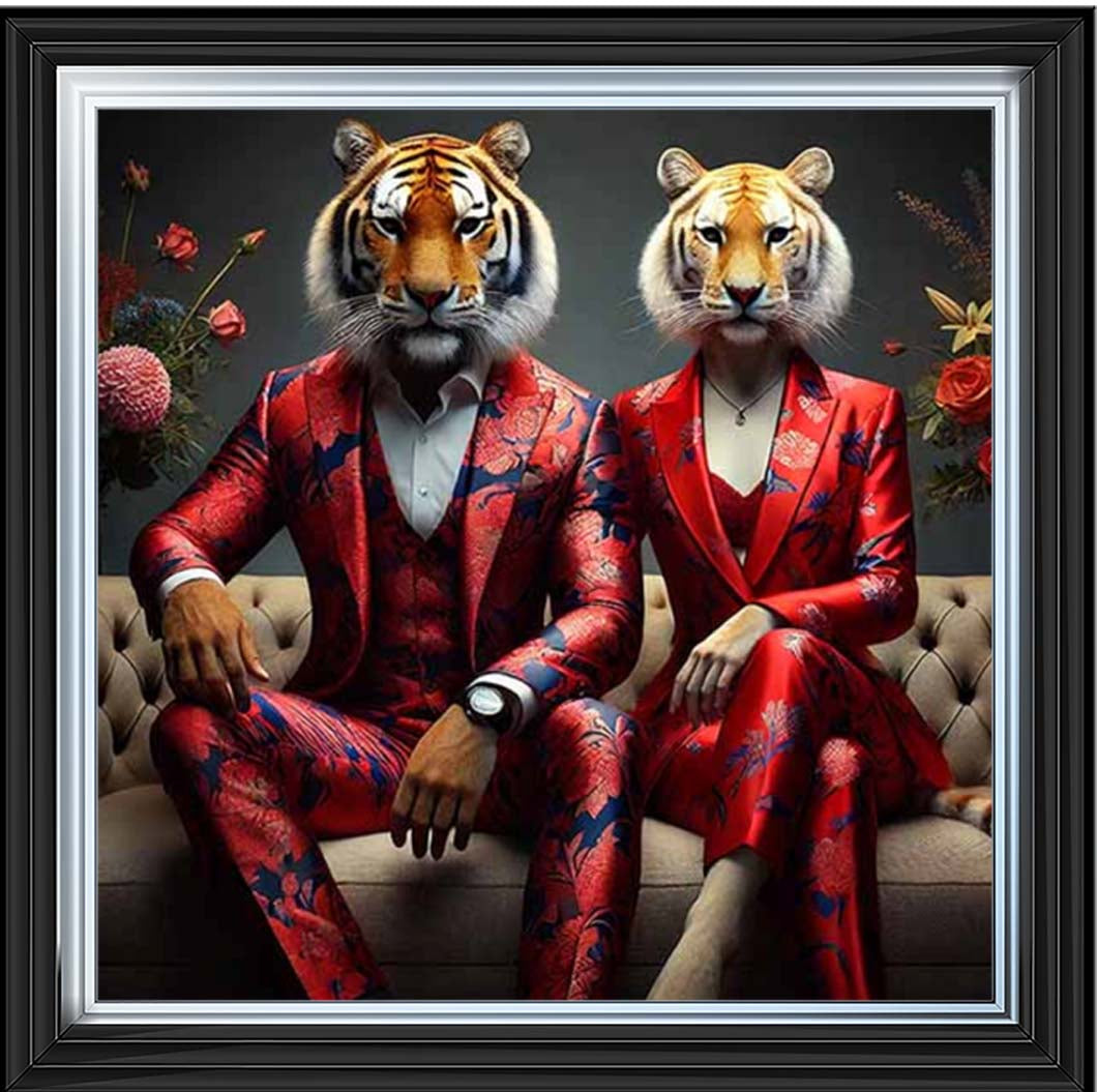 AN2262 Tiger Couple Act As Human