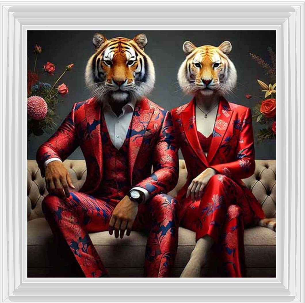 AN2262 Tiger Couple Act As Human