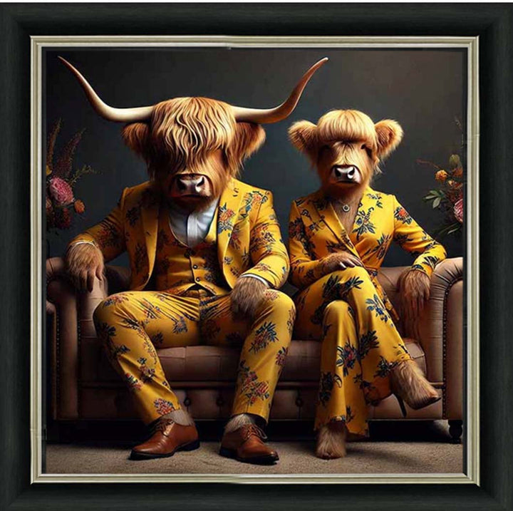 AN2263 Cow Couple Act As Human