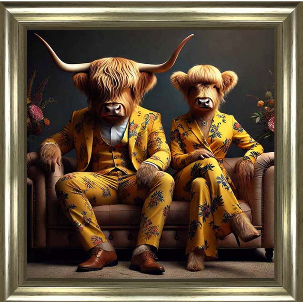 AN2263 Cow Couple Act As Human
