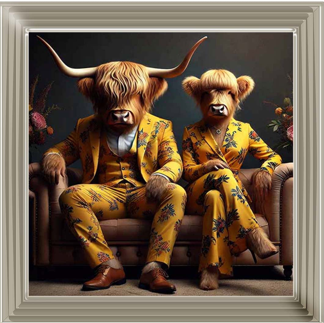 AN2263 Cow Couple Act As Human