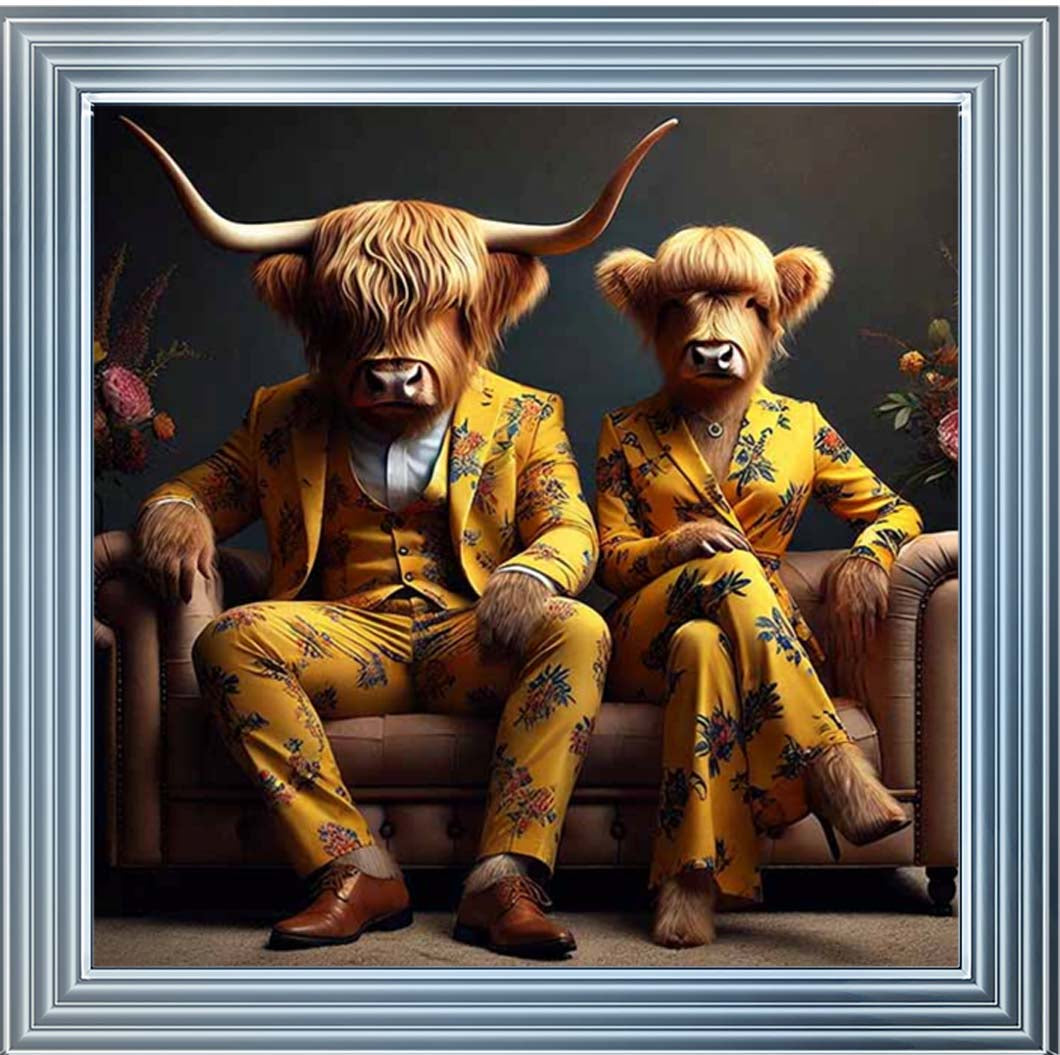 AN2263 Cow Couple Act As Human