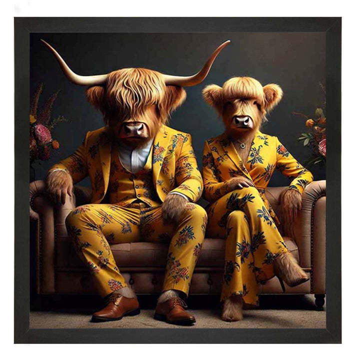 AN2263 Cow Couple Act As Human