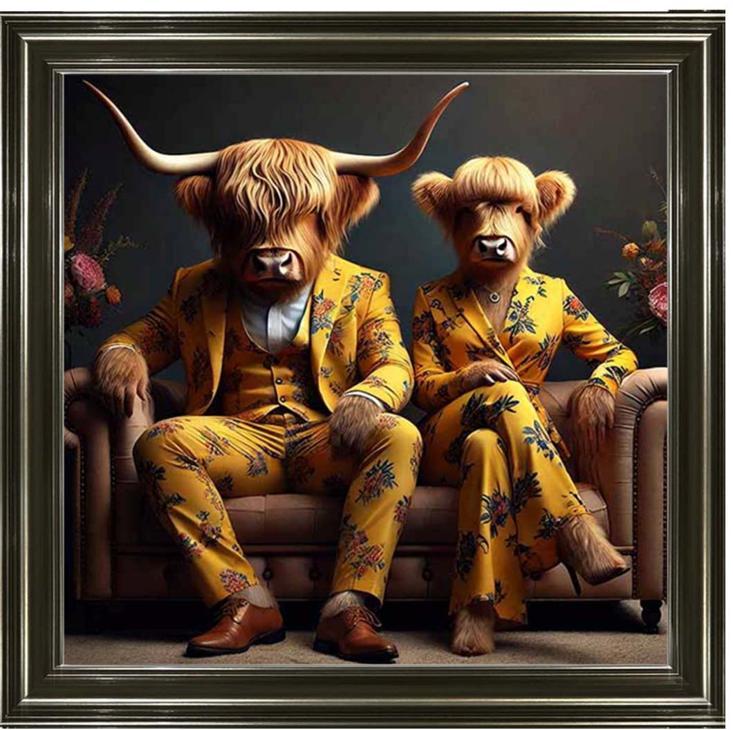 AN2263 Cow Couple Act As Human