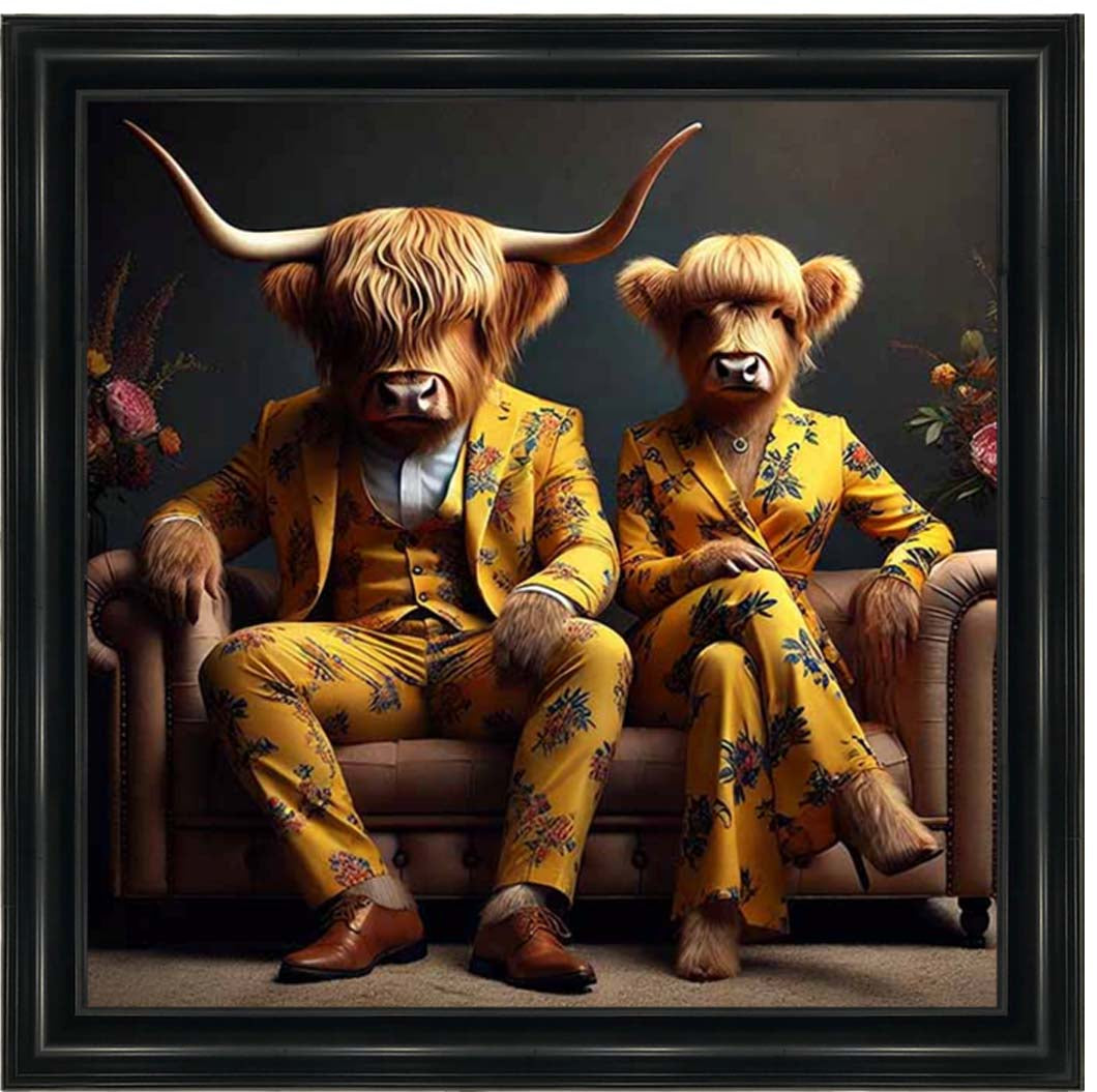 AN2263 Cow Couple Act As Human