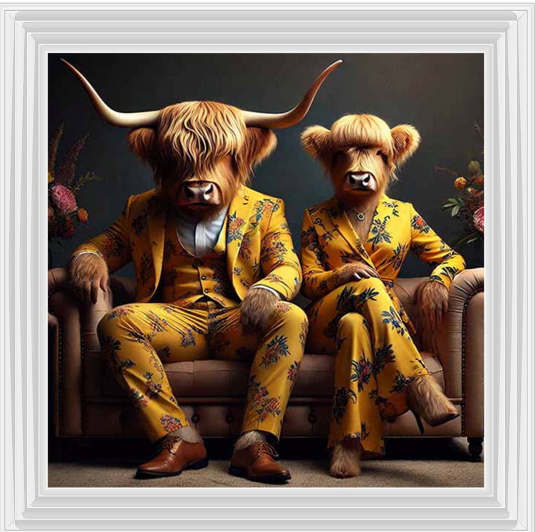 AN2263 Cow Couple Act As Human