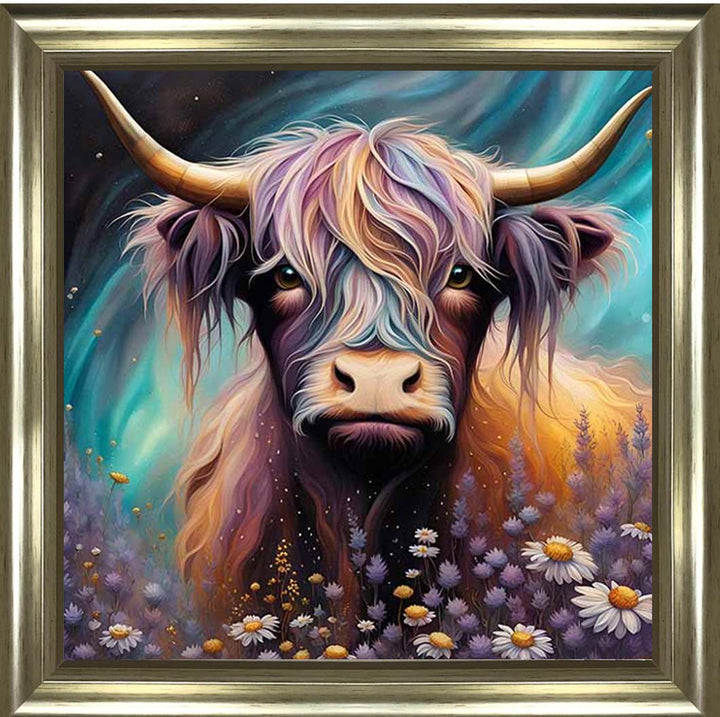 AN2264 Cow in White Flowers