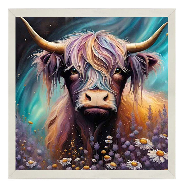 AN2264 Cow in White Flowers