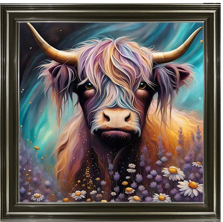 AN2264 Cow in White Flowers
