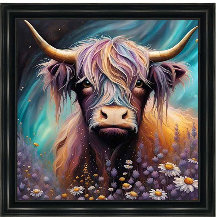 AN2264 Cow in White Flowers