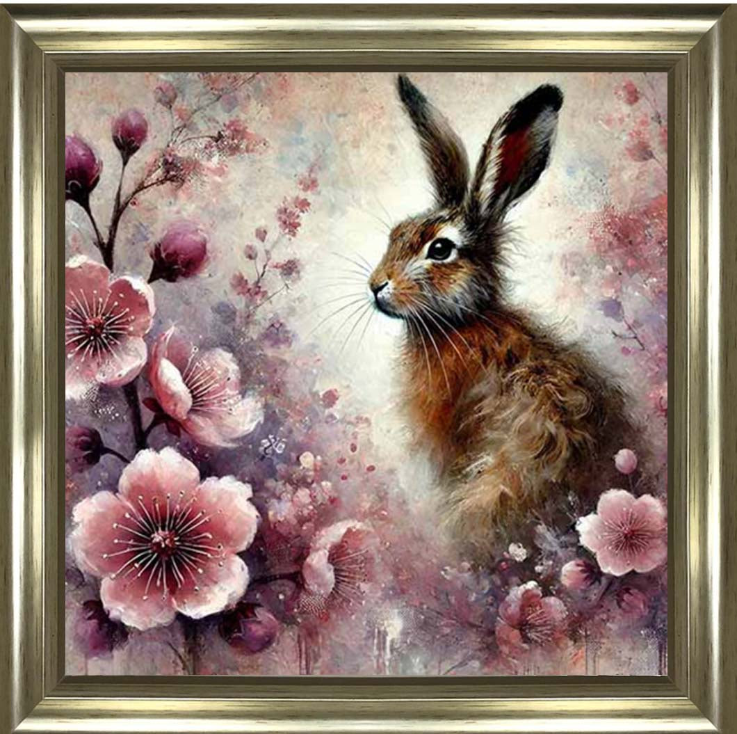 AN2276 Rabbit pink Flowers