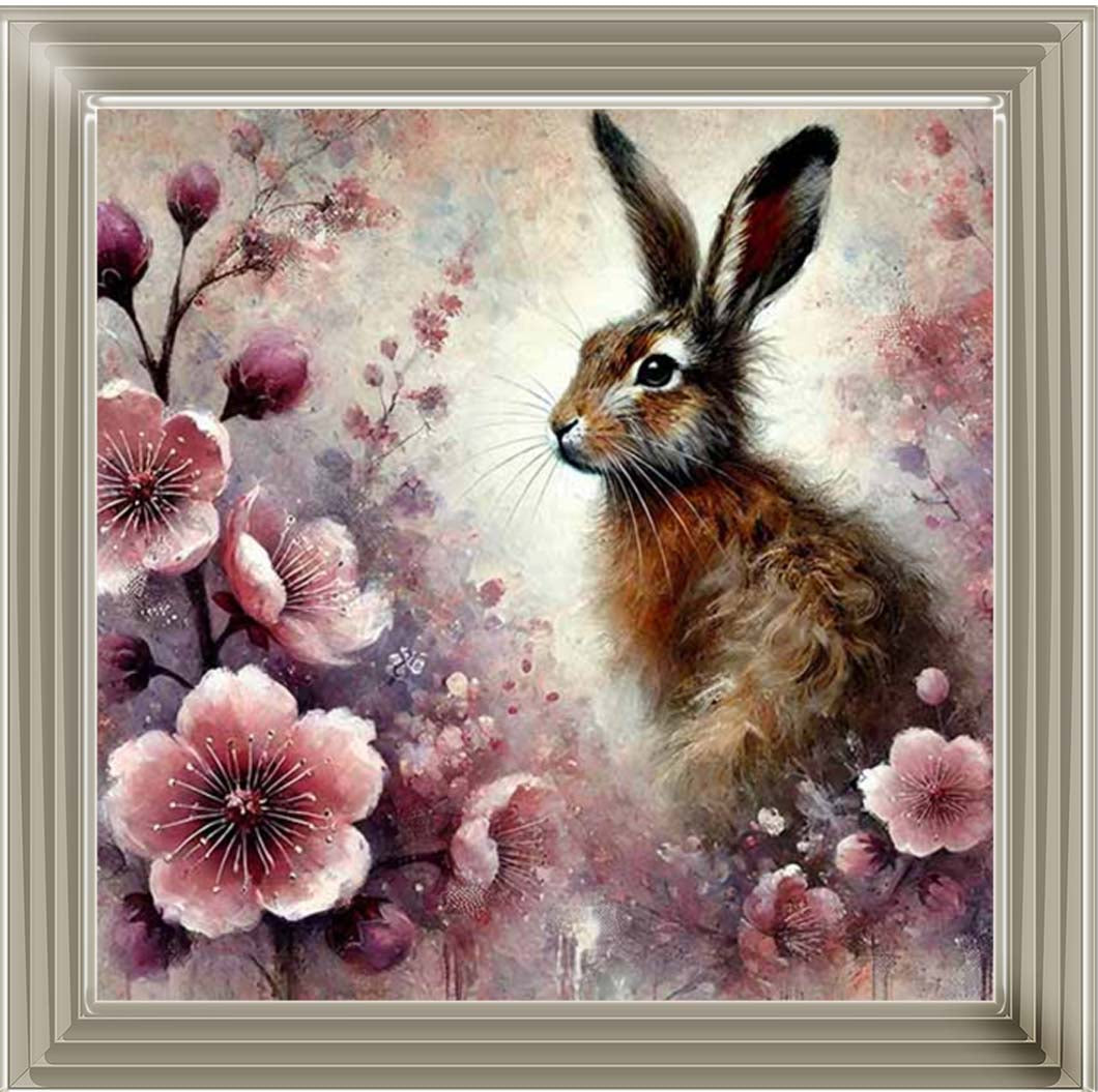 AN2276 Rabbit pink Flowers