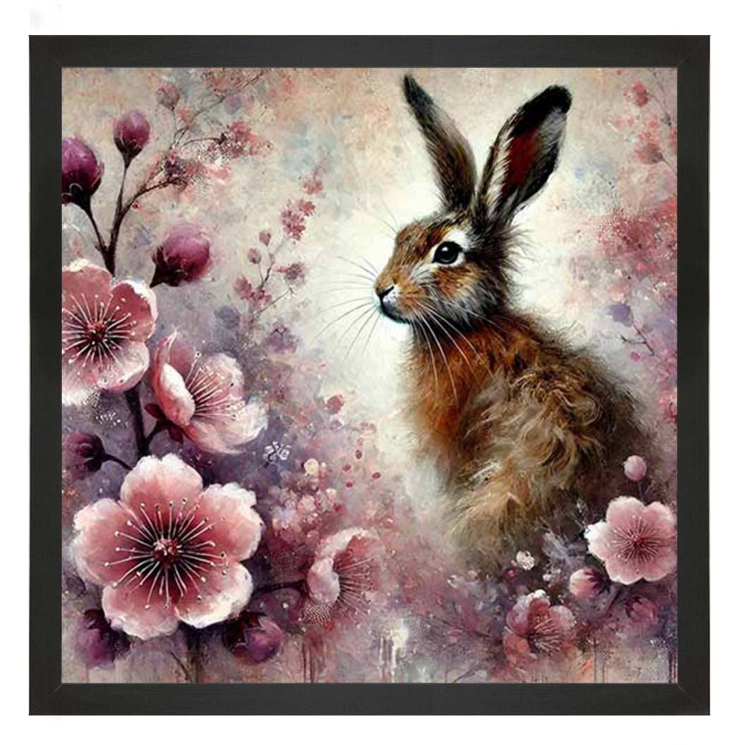 AN2276 Rabbit pink Flowers