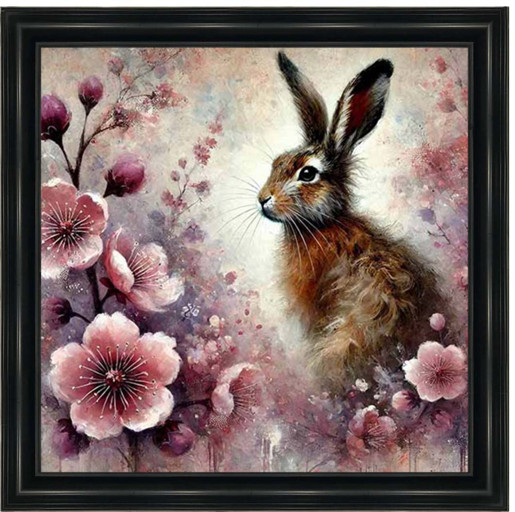 AN2276 Rabbit pink Flowers