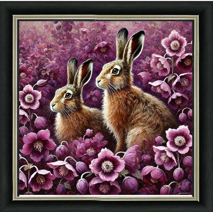 AN2278 Twin Bunny Pink Field