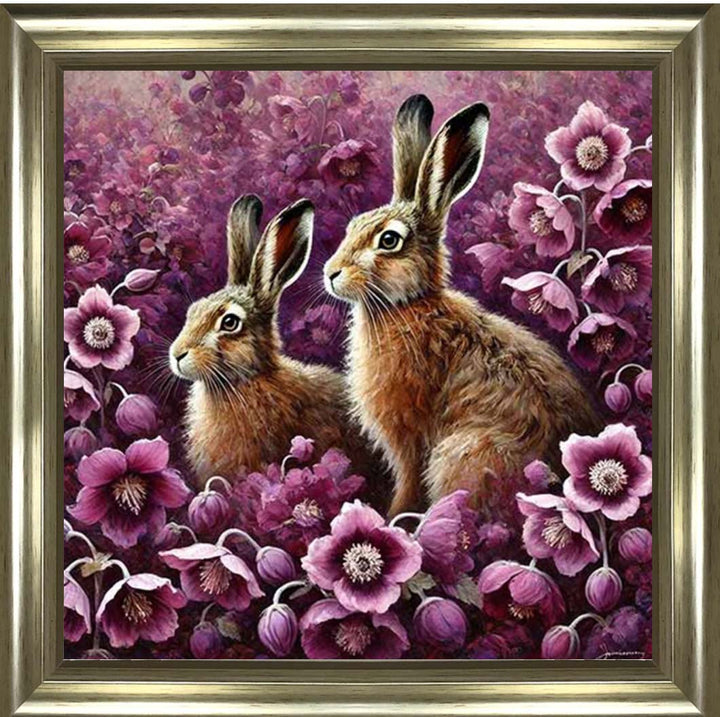 AN2278 Twin Bunny Pink Field