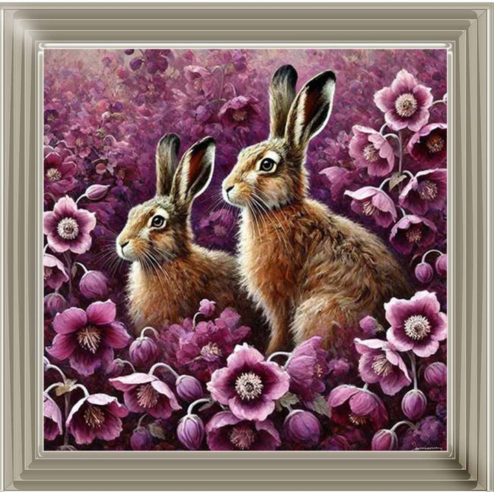 AN2278 Twin Bunny Pink Field