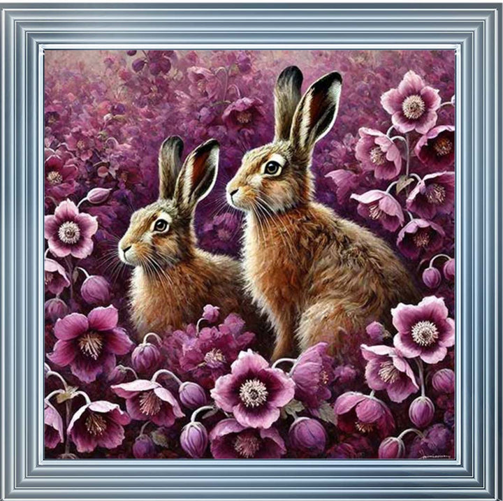AN2278 Twin Bunny Pink Field