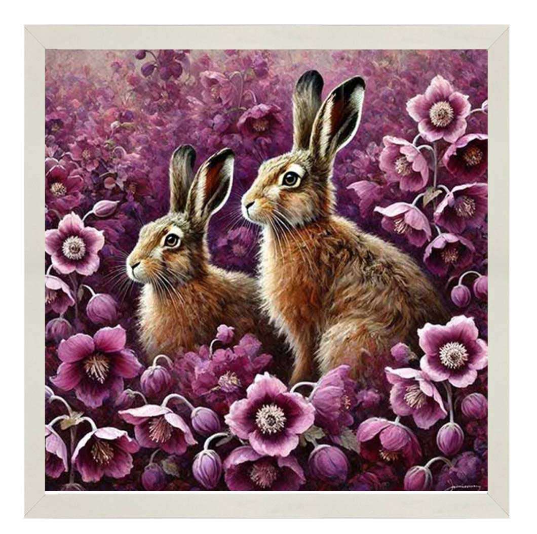 AN2278 Twin Bunny Pink Field