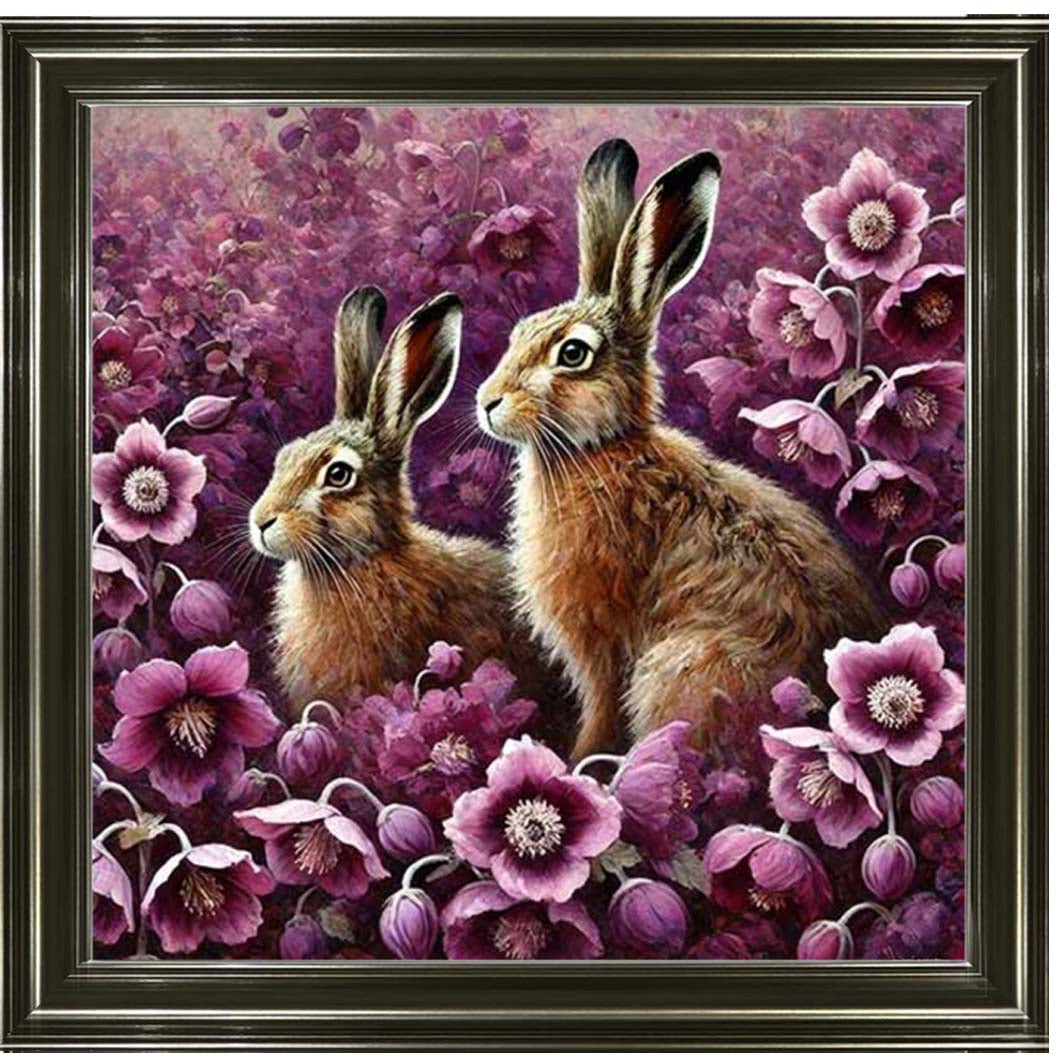 AN2278 Twin Bunny Pink Field