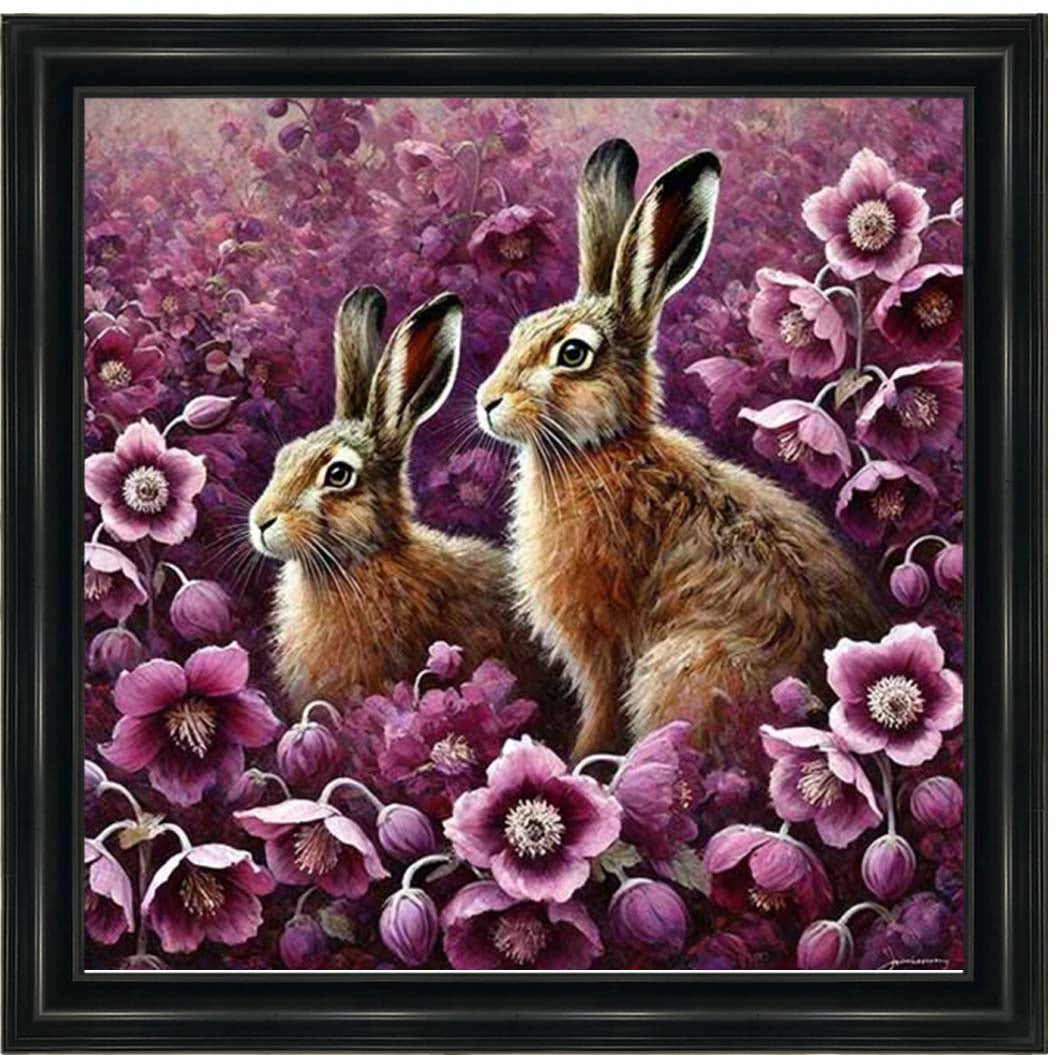 AN2278 Twin Bunny Pink Field