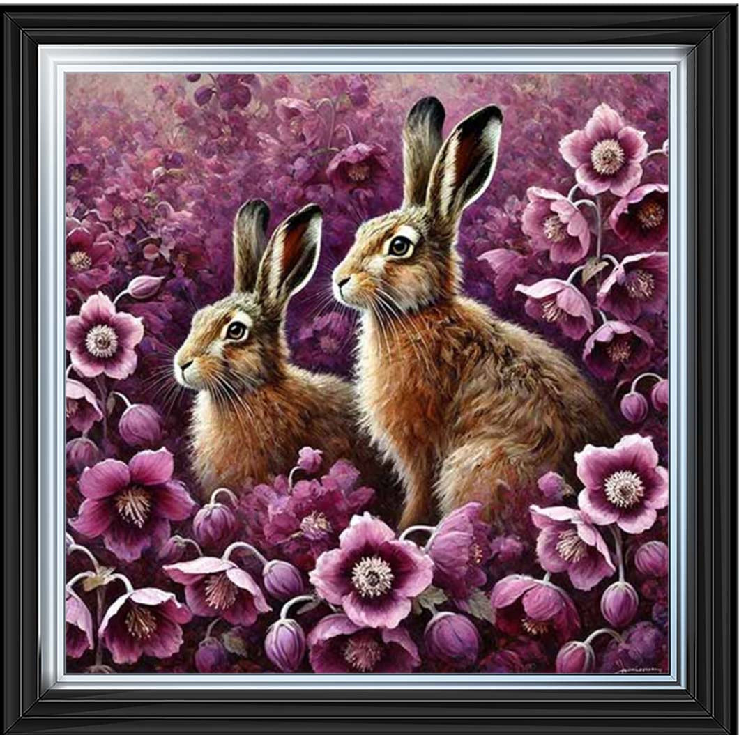 AN2278 Twin Bunny Pink Field