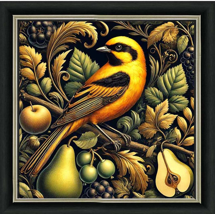 AN2282-BO Orange Bird Loves Pears