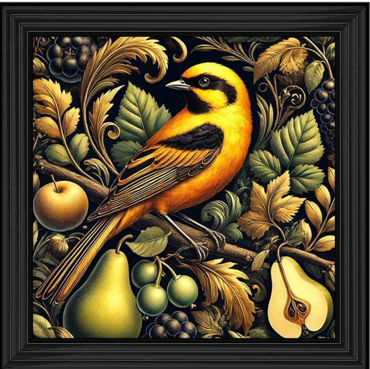 AN2282-BO Orange Bird Loves Pears