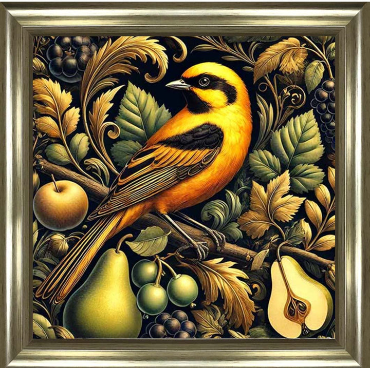 AN2282-BO Orange Bird Loves Pears