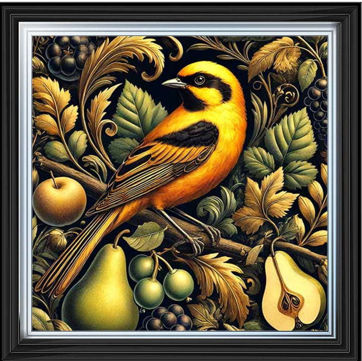 AN2282-BO Orange Bird Loves Pears