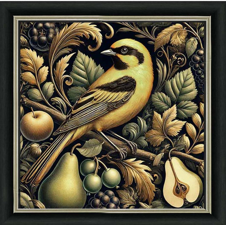 AN2282-DO Yellow Bird Loves Pears||