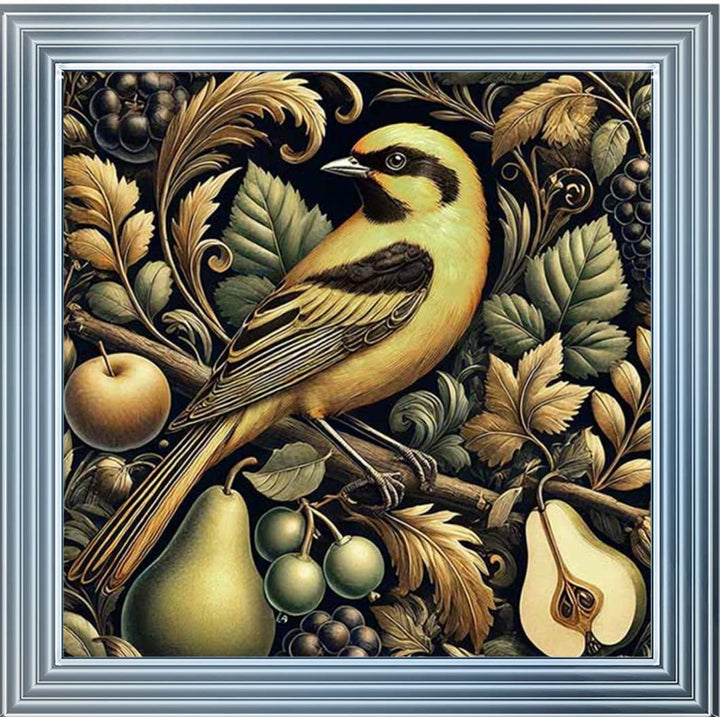 AN2282-DO Yellow Bird Loves Pears||