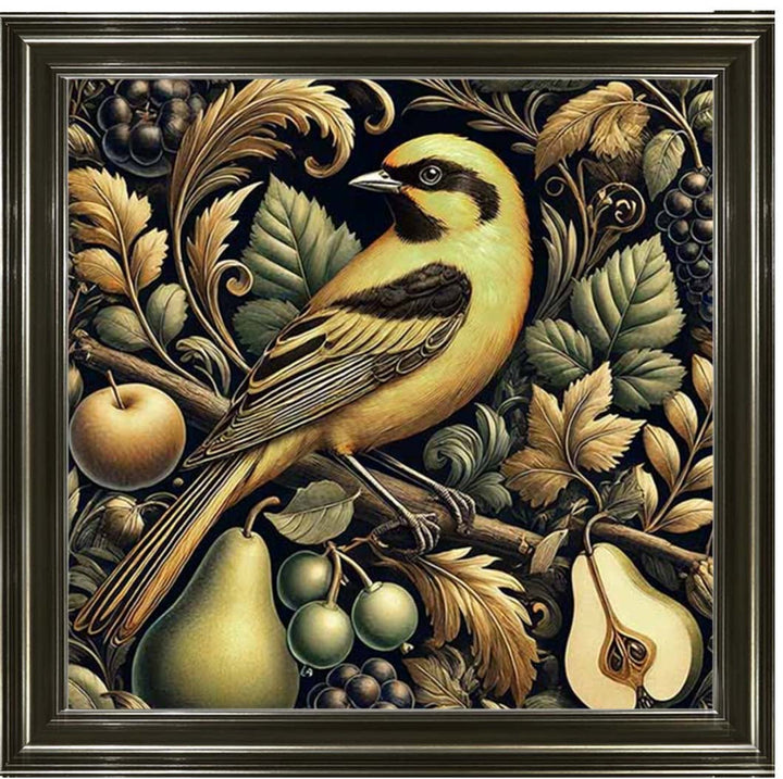 AN2282-DO Yellow Bird Loves Pears||