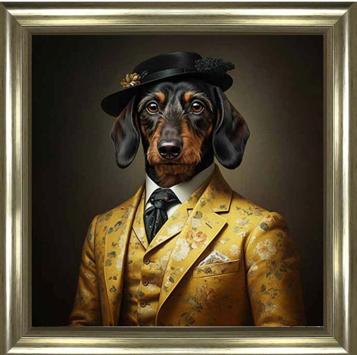 AN2295 Dachshund in Suit
