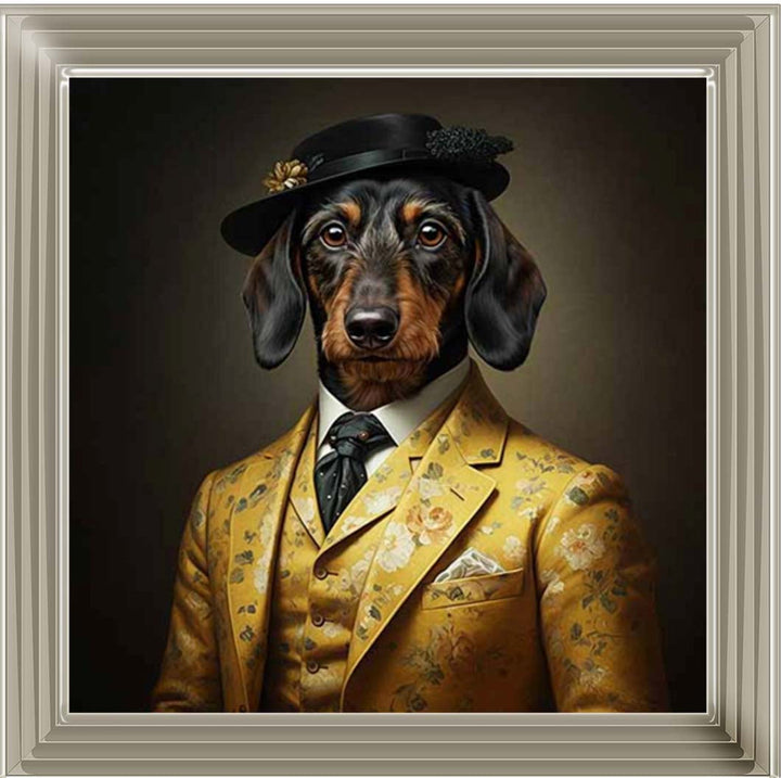 AN2295 Dachshund in Suit