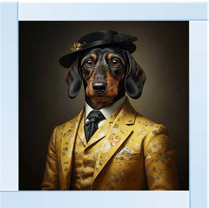 AN2295 Dachshund in Suit