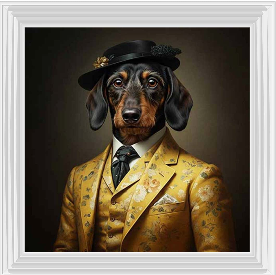 AN2295 Dachshund in Suit