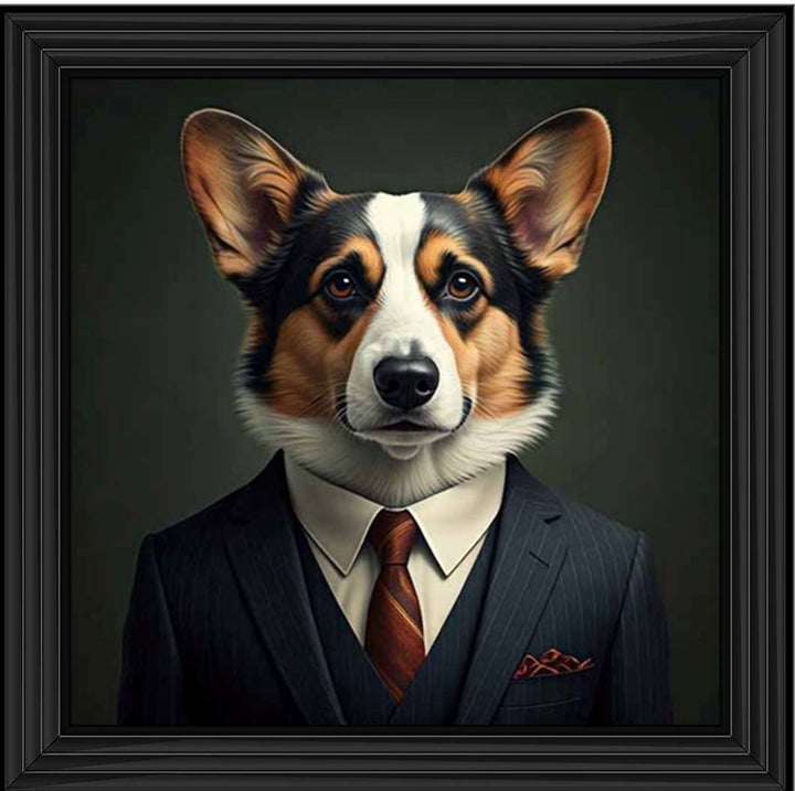 AN2296 Dog Wearing Suit