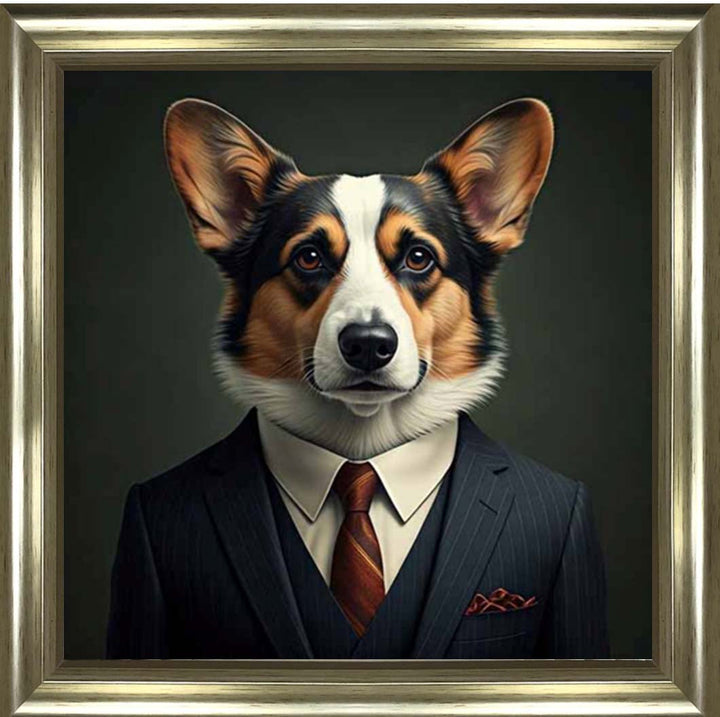AN2296 Dog Wearing Suit