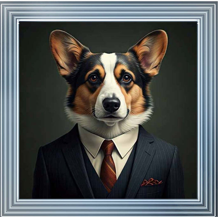 AN2296 Dog Wearing Suit