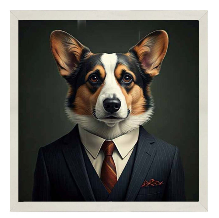 AN2296 Dog Wearing Suit