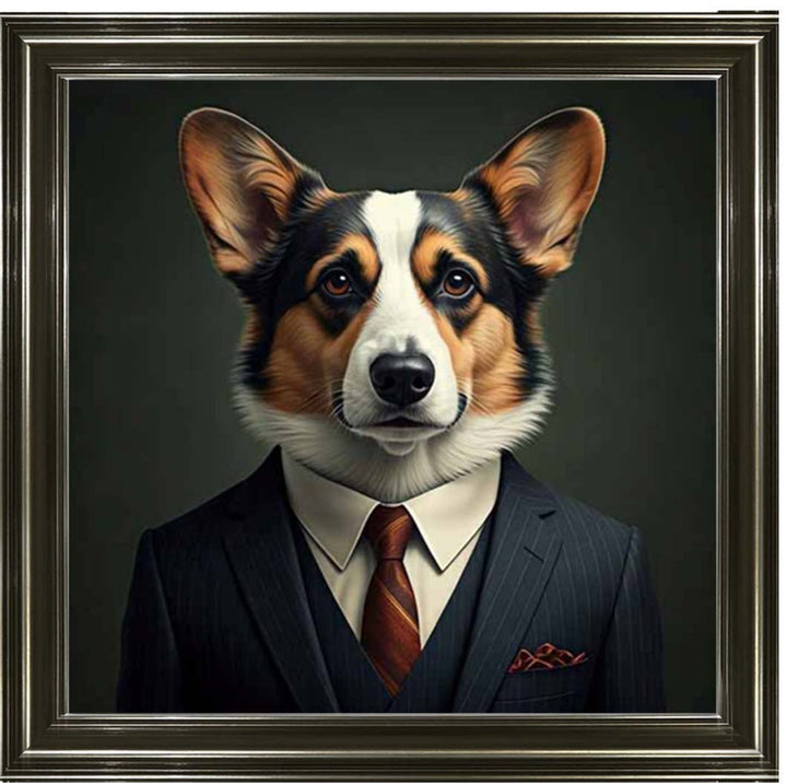 AN2296 Dog Wearing Suit