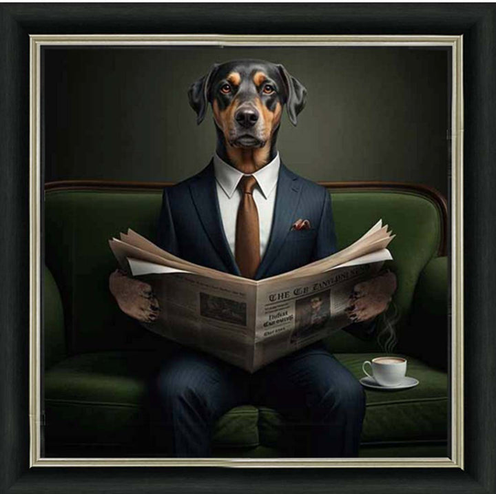 AN2299 Dachshund Reading Paper